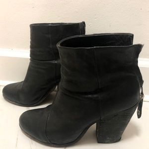 Rag & Bone Classic Newbury Leather Ankle Booties